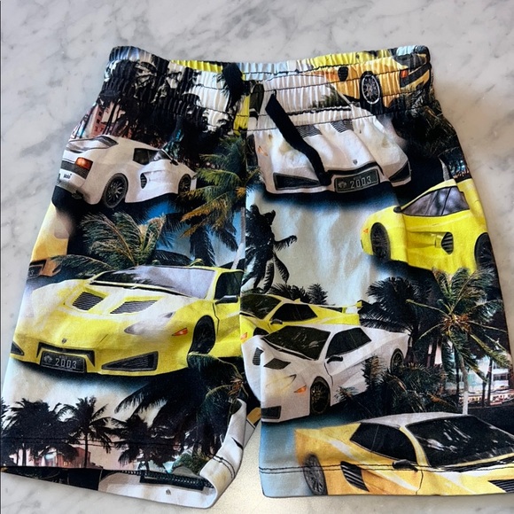 Molo Other - Molo from Neiman Marcus size 4 boys casual shorts with Car Print